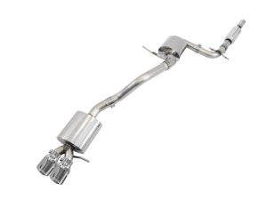 Volkswagen Jetta Performance Exhaust - AWE Tuning - Cat Back Touring Edition - Polished Silver - `05-`10